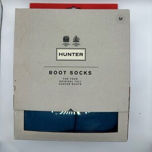 Hunter Original Tall Fleece Welly Boot Socks Womens Sz Med 5-7 USA